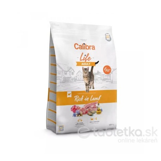 Calibra Cat Life Adult lamb 1,5 kg